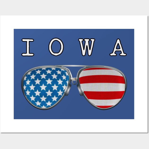 USA PILOT GLASSES IOWA Wall Art by SAMELVES